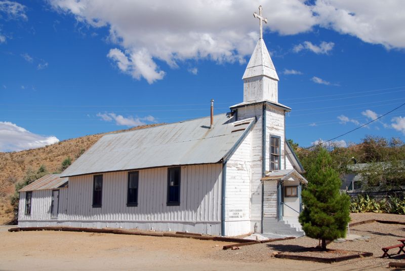 Restored Historic Building Roof